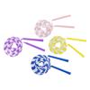 Regulable Length Colorful Beads Jump Rope with Nonslip Handle Durability Plastic Jump Rope for Sports Training