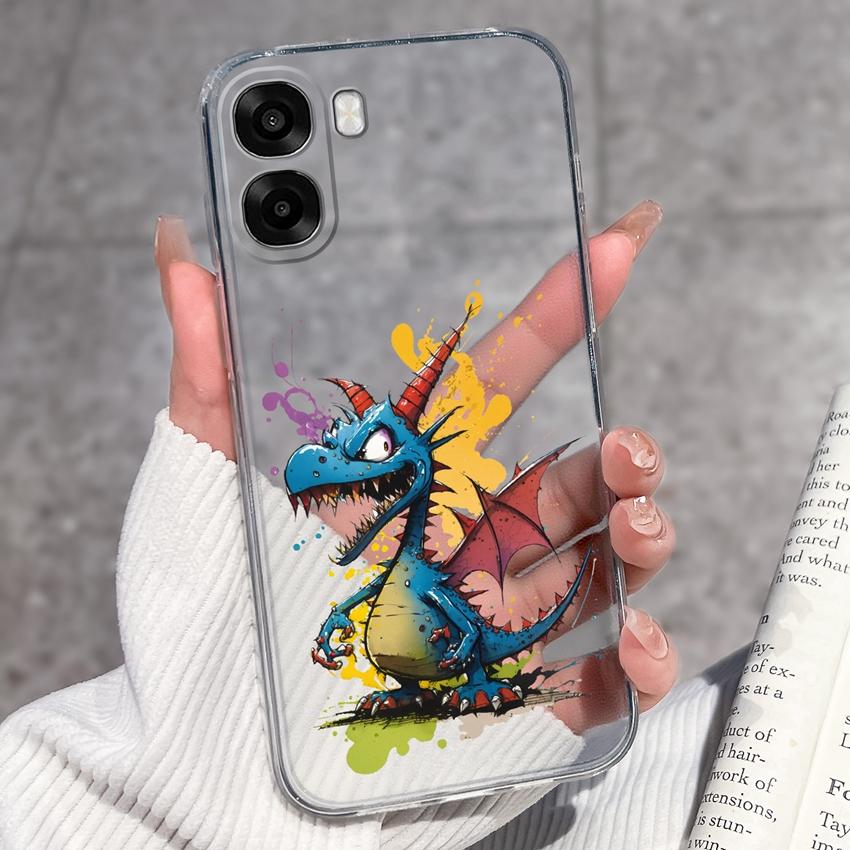Kompatibilní Pro Oppo A6x A5x A6 Pro A39 K12x Kryt na telefon Roztomilý vzor Malý princ Měkké průhledné silikonové pouzdro s chráničem objektivu Pro Oppo Nárazníkové pouzdro