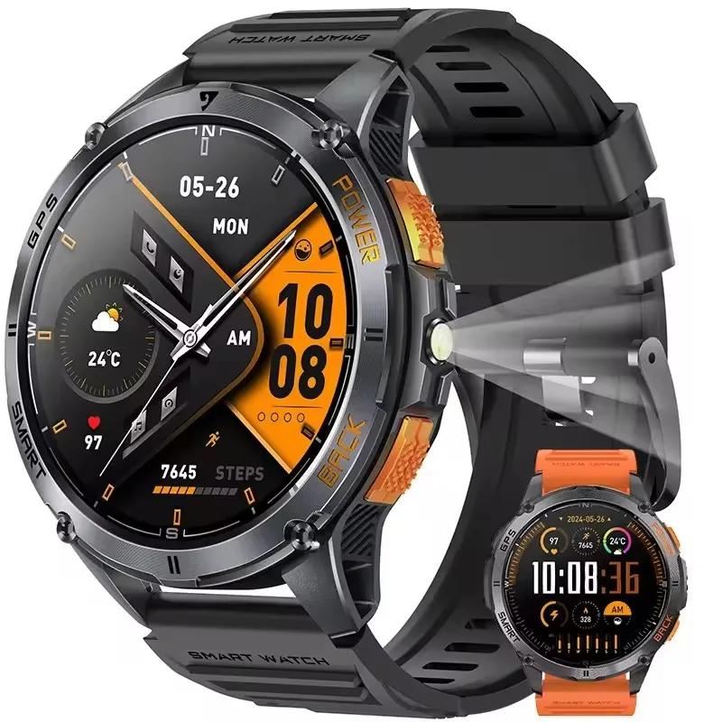 Smart Watch Amoled LED Flashlight K67A Compass Barometric Altimeter K67 GPS Sports 2026 Fitness Tracker BT Call Smartwatch