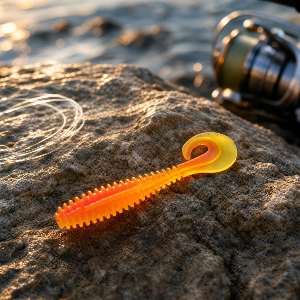 TPE Soft Plastic Fishing 7.5cm 3.3g for and Predators