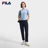 Fila Women's Knitted Short Sleeve T-Shirt with Slit Back