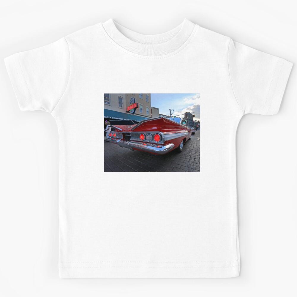 1960 Chevy Impala on Beale Street Kids T-Shirt 150