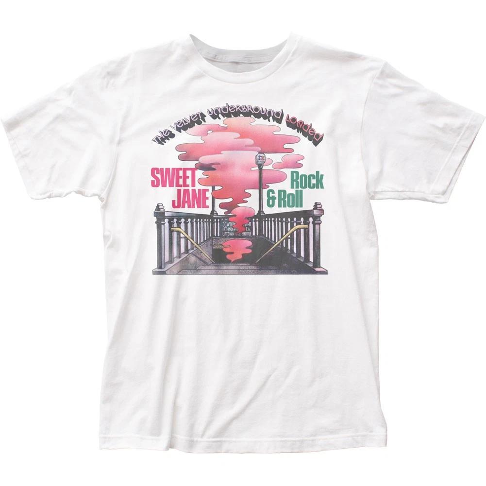 

Velvet Underground Sweet Jane Mens T Shirt Music Classic Concert Band Tee White S