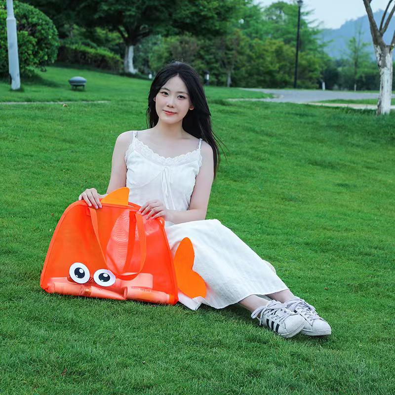 Children's Summer Cartoon Beach & Toiletry Storage Bag