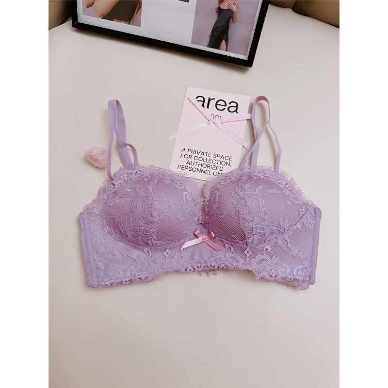Lady Summer Pure Desire Sexy Lace Small Bosom Gathers Gathers Assistant Breast To Prevent Droop Underwear