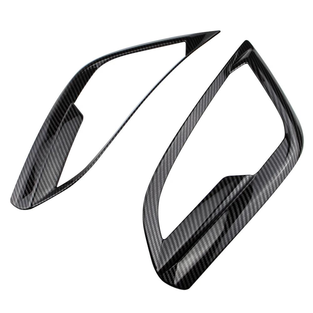 2Pcs/set Car Front Fog Light Lamp Trim Cover for Ford Ecosport 2018 2019 2020 2021 Auto Exterior Styling StickerAccessories