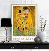 Gustav Klimt Print, Art Decor, The Kiss Gustava Klimta, Nowoczesna sztuka, Pomysł na prezent, Plakat ścienny, Plakat muzealny wystawy, Bez ramki