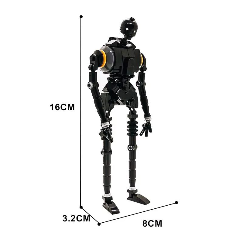 MOC Space Movie Series Robot Model Building Blocks DIY Assembly Bricks Creative Ideas Toys Collection Display Christmas Gifts