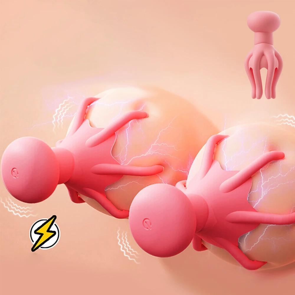 Elektrický šok Prsní masážní vibrátor Stimulace bradavek Klitoris Sucker Ženský masturbátor Dospělé sexuální hračky pro ženy Páry