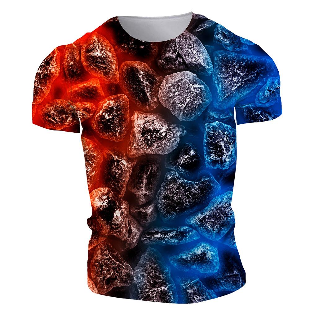 Fashion Art Creation Hipster 3D Printed T-shirt Vertigo Hypnosis Personality Fun Fashion Short Sleeve XXS