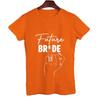 Women Team Bride T Shirt Future Bride Tops Bachelorette T-shirt Short Sleeve EVJF Tshirts Ring Finger Wedding Hen Party Tees