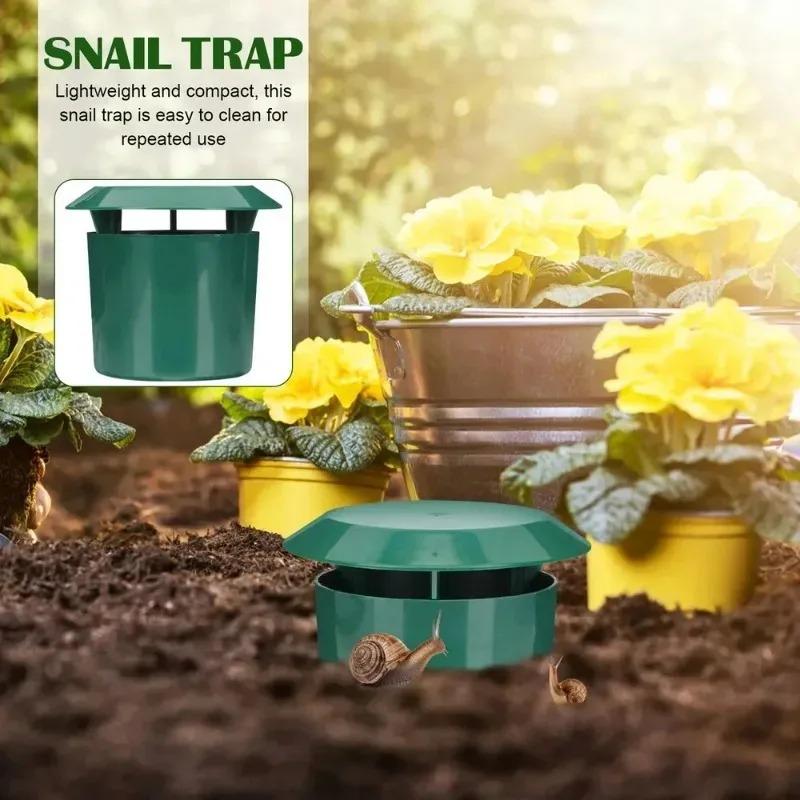 10/1x Garden Slug House Farm Protector Plastic Snail Trap Catcher Vegetable Plants Farm Protector Trap Pests Catcher Boxes Tools