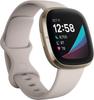 Sense Advanced Health Smartwatch with Tools for Heart Health, Stress Management & Skin Temperature Trends, (White/Gold)