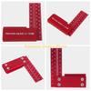 F26C Precisions Woodworking Square L Shaped Right Angles Measuring Tool L Angles Rule Tool for Carpenter & Projects