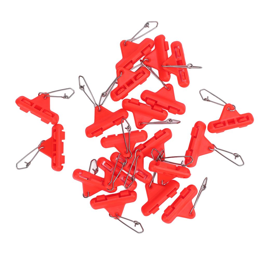 20Pcs Zip Slider Boom Professional Fishing Braid Line Sinker Weight Connector Sea Surf Sliding Rigs