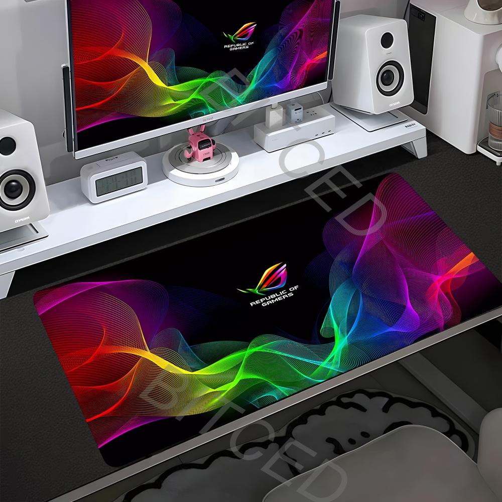 ASUS Podložka pod myš ROG Velká Herní Podložka pod myš Gumová Protiskluzová Koberec Počítač Sportovní Rychlostní Podložka na Stůl Počítačová Klávesnice Plochy Podložky