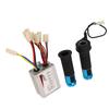 Electric Bike Speed Controller with Throttle Grip 12V 500W Aluminum Alloy for Electric Tricycle
