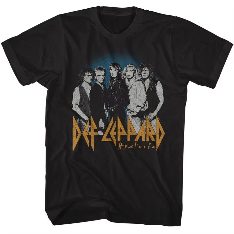 2026 Hard Rock Band Def Leppard Grafica Stampa Poster Classico Magliette Uomo Donna Moda Accessori Magliette Casual Top Oversize
