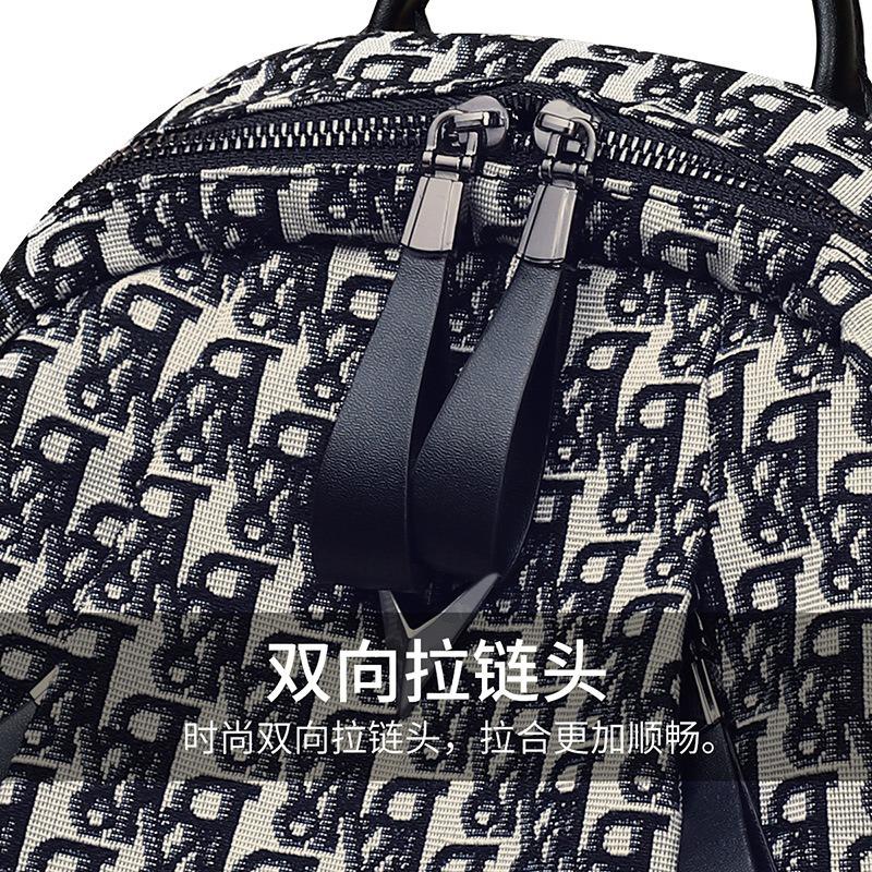 Backpack Women's New Backpack Women's Fashion Commuter Large Capacity Canvas Travel Junior High School School Bag Luggage