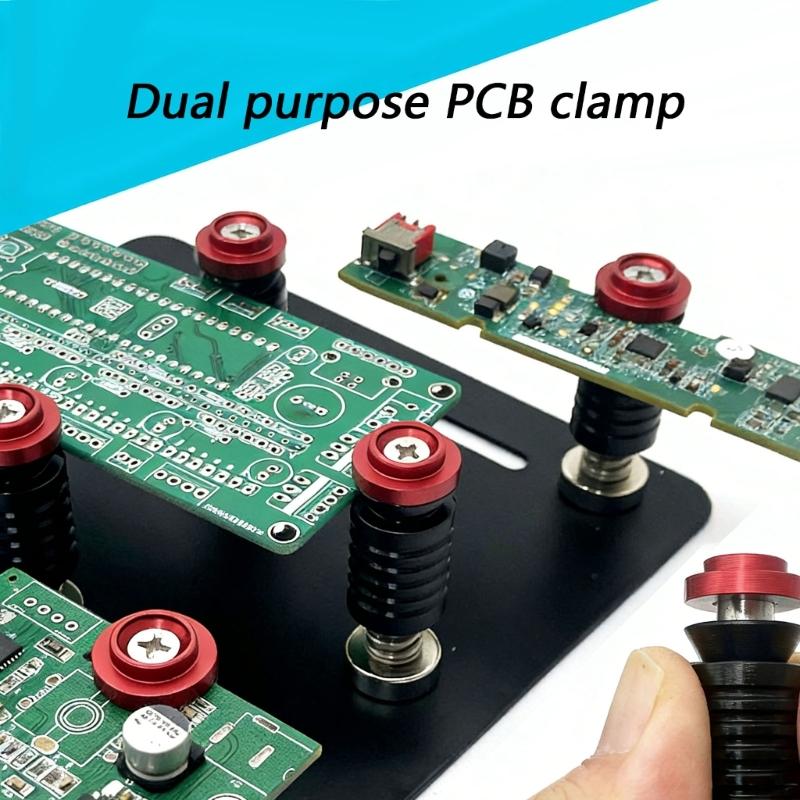Magnetic PCB Soldering Clamps With Elastic Design For Precise Component Holding In Welding Applications