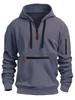 Wasserdichter Herren-Hoodie mit mehreren Taschen für Herbst/Winter