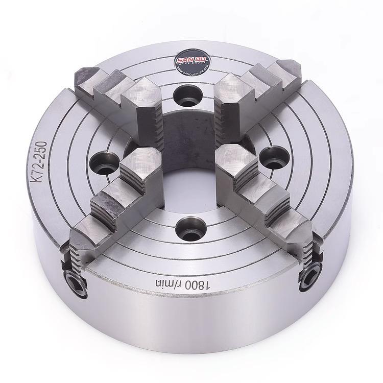 K72-250 Adjustable Three/Four-Jaw Single-Action Eccentric Lathe Chuck