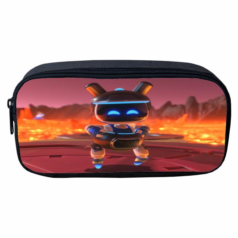 ASTRO BOT Robot Pencil Case: Cartoon Storage Box for Children's School Stationery