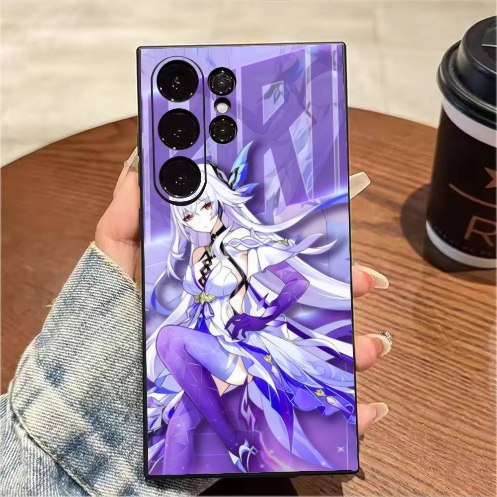 G-Genshin S-Skirk-k Phone Case For Samsung S25,S24,S21,S22,S23,S20,Ultra,S26,Plus,Fe,Note,5G Black Cover
