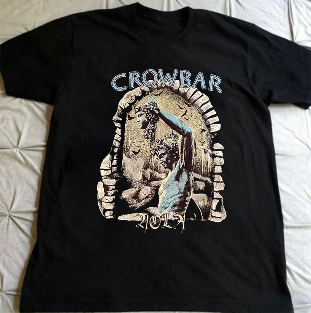 Retro CROWBAR Band Remake Design Charcoal Short Sleeve T shirt Vtg S5XL Unisex T-Shirt
