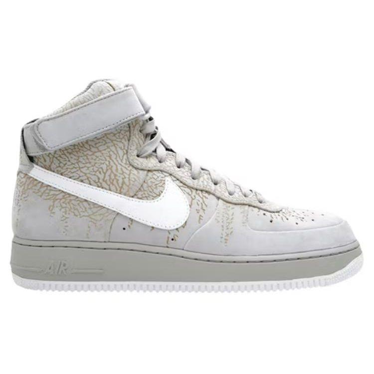 Nike Air Force High Unisex Sneakers Grau Neutral-Grau Weiß-Ntrl