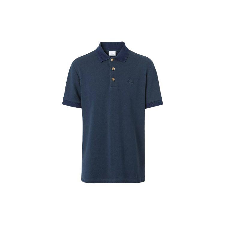 Burberry Camisa Polo SS21 Hombre Azul Marino 80370941