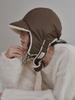 Olinkeompeulliteu Leather Poodle Padded Balaclava (Brown)