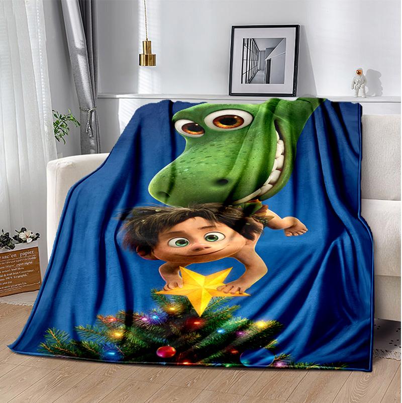 Good Dinosaur Flannel Blanket Soft Warm All-Season Throw, Design for Camping, Car Travel, Hiking Sofa, Bed, Office Perfect Gift for Parties