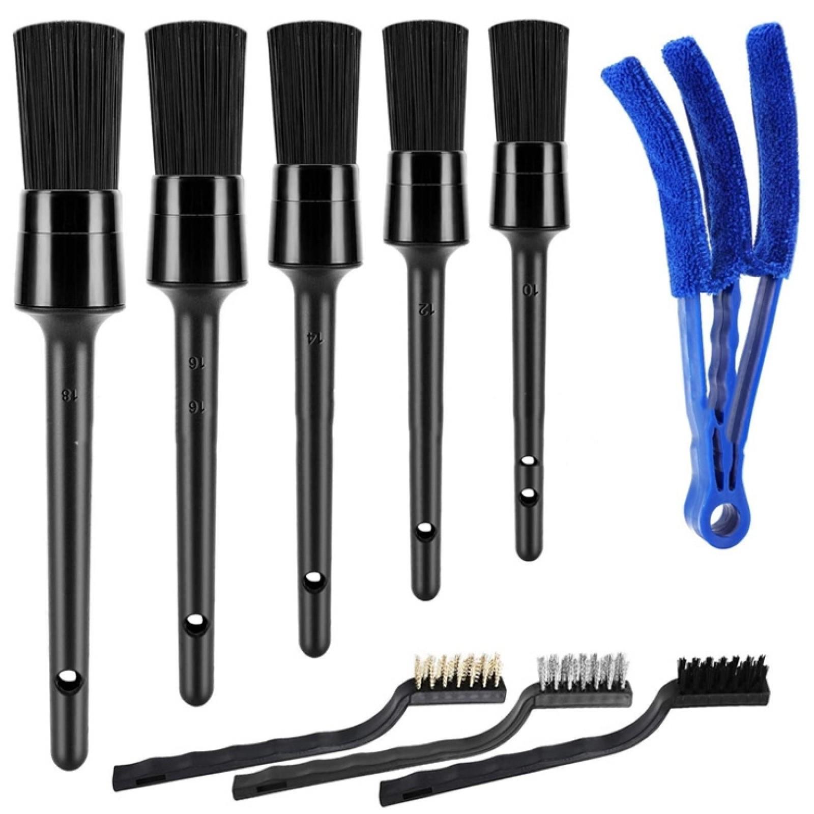 

9-Piece Drill Brush Set for Car and Vent Cleaning