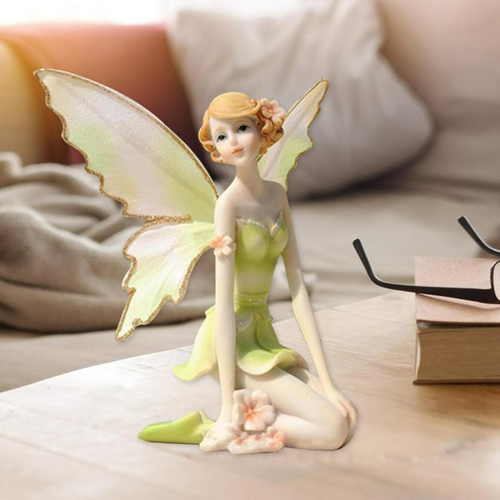 Fairy Statue Collection Home Decoration - Angel Girls Resin Gardening Gifts for Women Statues for Garden Fairy Indoor or Outdoor Yard Figurines