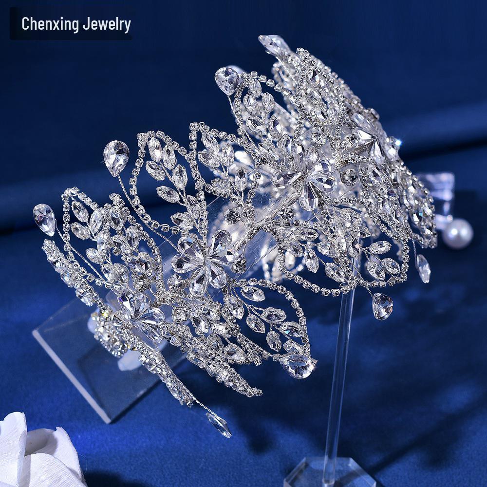 Chenxing CX426 Handmade Baroque Rhinestone Bridal Headband