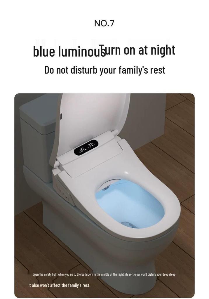 Automatic Smart Toilet Seat with Instant Heating and Constant Temperature