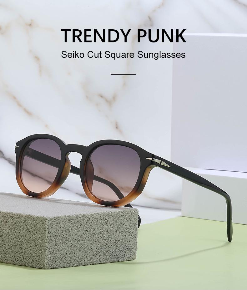 Trendy Retro Round Polarized Sunglasses for Men and Women - Stylish Small Frame Sun Protection
