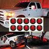 10X Round LED 3/4''Red Side LED Marker Lights Trailer Lamp Truck Clearance New