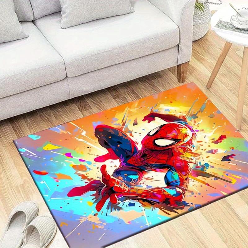 

1pc Spider-Man Pattern Area Rug Soft Flannel Floor Mat for Living Room, Bedroom, Sofa Coffee Table Floor Mat 60cm by 90cm