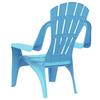 VidaXL Kinder-Gartenstühle 2 Stk. Blau 37x34x44 cm PP Holzoptik