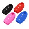 My Good Car Car Silicon 3 Button Key Case Cover Holder for Nissan Maxima Altima Teana Tiida Sylphy Sunny X-Trail Key Protector