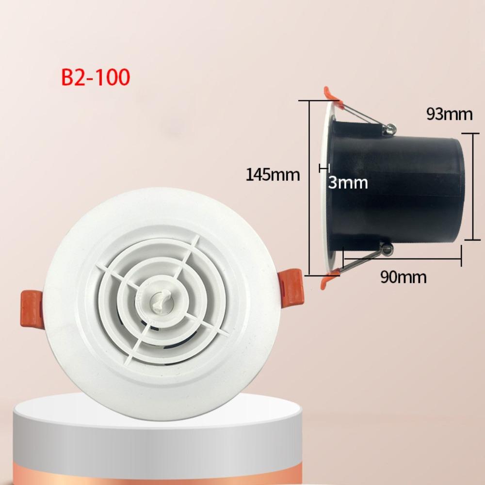 75/100mm Exterior Wall Air Vent Air Circulation Vents Waterproof Cap Ducting Ventilation Grilles