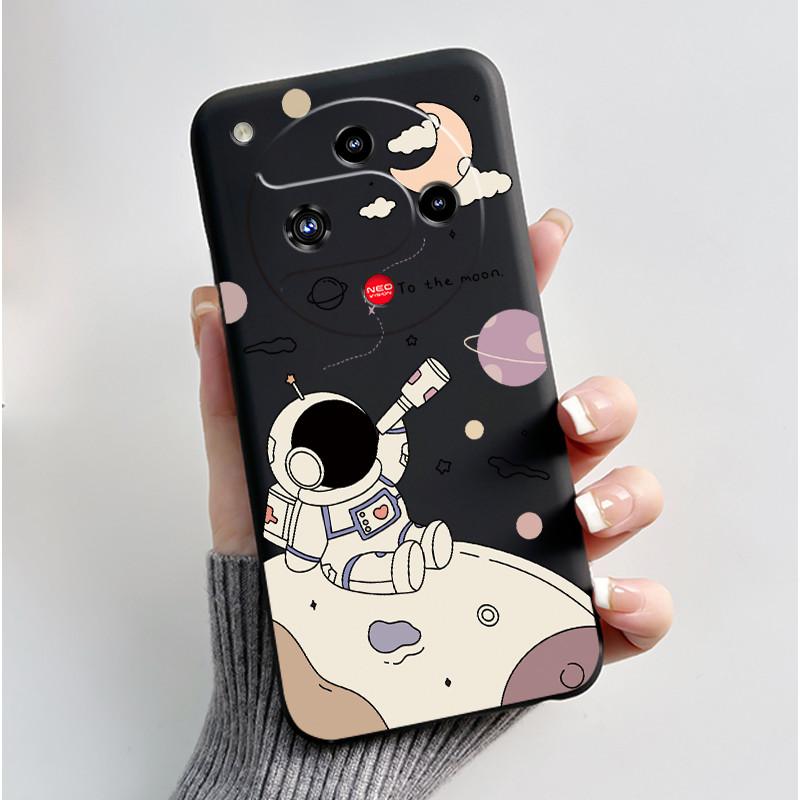 Cute Cartoon Case For ZTE Nubia Focus 2 5G Coque Printing Shell Fundas Protective Cover Soft Silicone Black Casing Capa