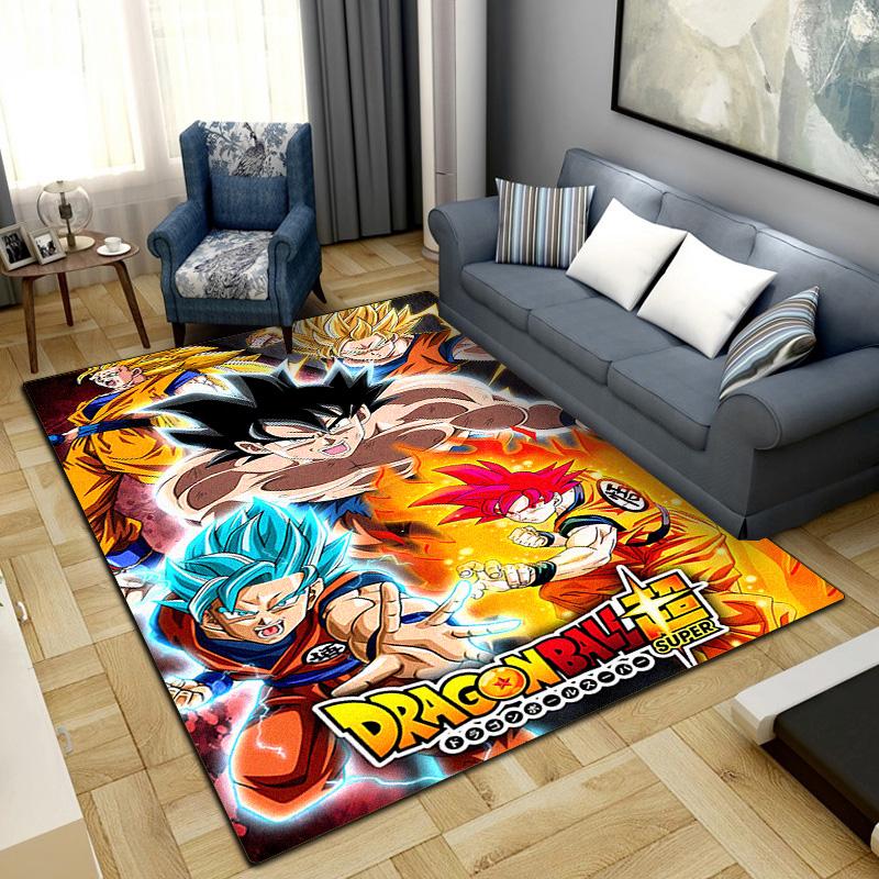 Dragon Ball Anime  Area Carpet for Living Room Bedroom Home Decor Cool Movie Mat Floor Mat -LXR13