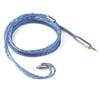 New TRIPOWIN Zonie 16 Core Silver Plated Cable SPCHIFI Earphone Upgrade Cable [2022 Version] & (2.5mm-MMCX, Blue)
