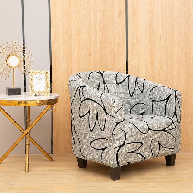 

Чехол для дивана с геометрическим принтом, мягкий эластичный спандекс, чехол для сиденья кресла, съемный, моющийся, чехол для стула для домашнего декора 2021 1 Piece