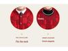 2025 Autumn/Winter Fine Wool Sweater Coat with Fu Character, Fleece-Lined Warm Cardigan for Mid-Aged & Elderly