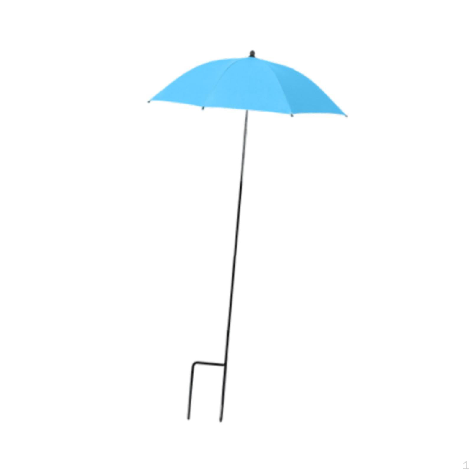 

Umbrella for Garden Plants and Pots синій