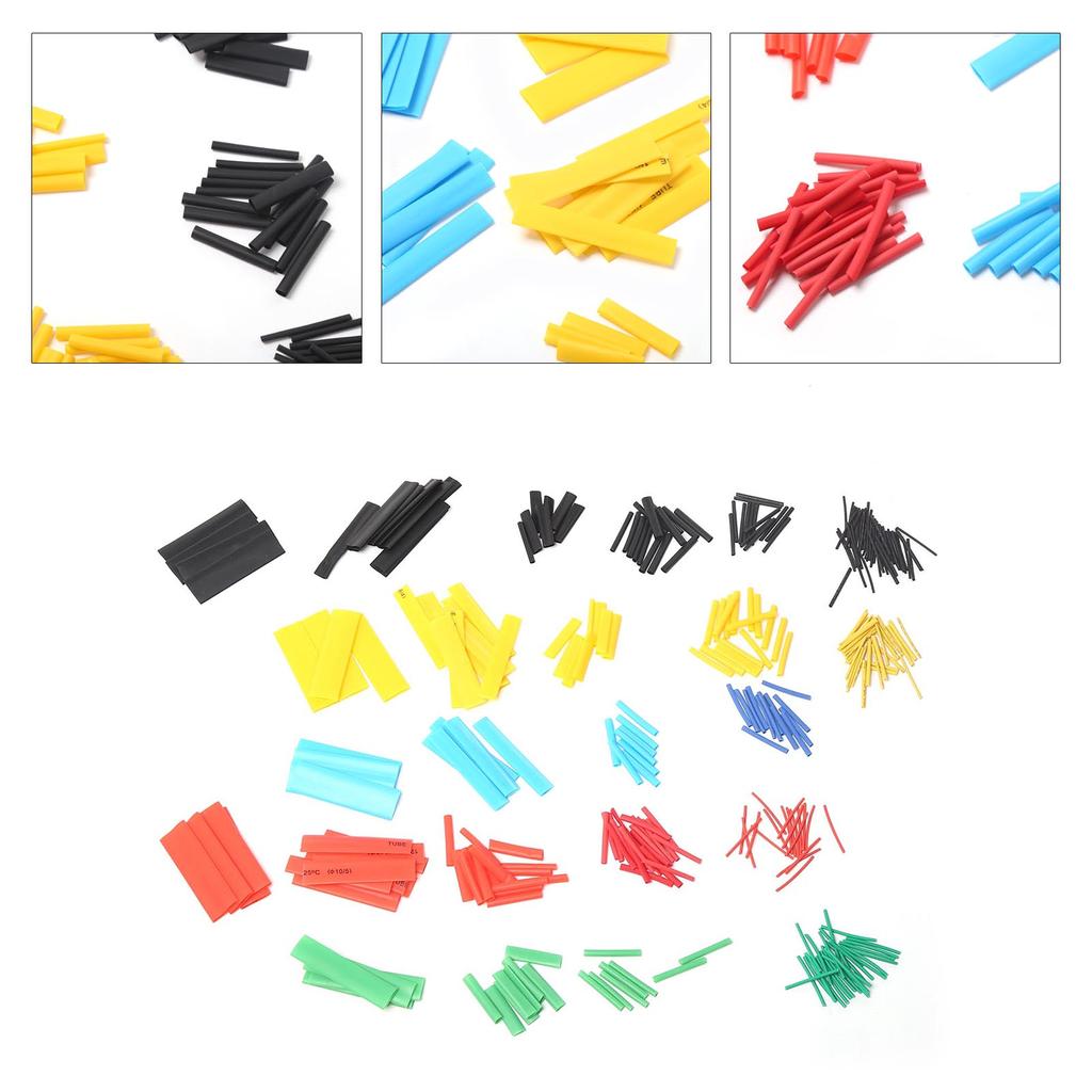 328Pcs Heat Shrinkable Tube Kit Colorful Insulation Electrical Wire Cable Wrap Assortment